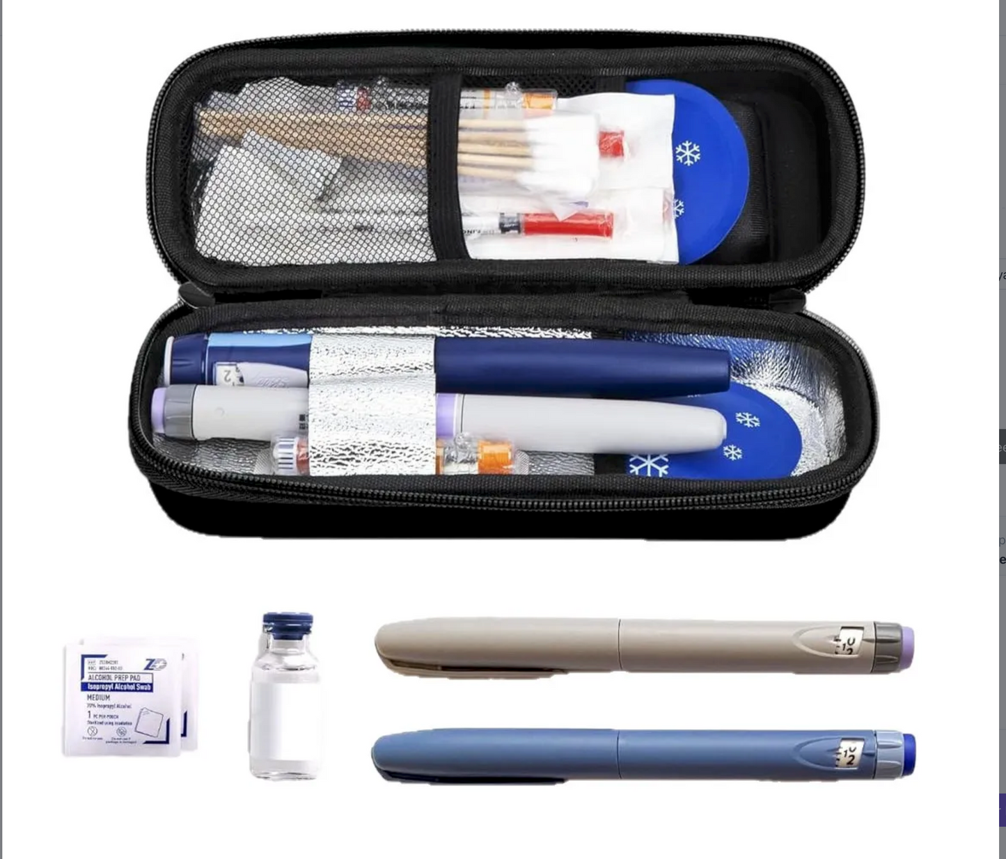 Carenst™ Insulin Cooling Safe Pack with Temperatue Dispaly